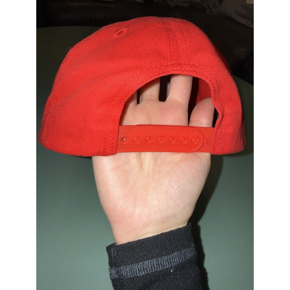 Nintendo Super Mario Bros. Red Snapback Hat 100% Cotton Universal StudiosParks. - Picture 6 of 6